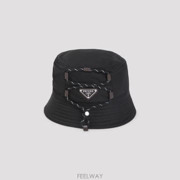 프라다 모자 블랙