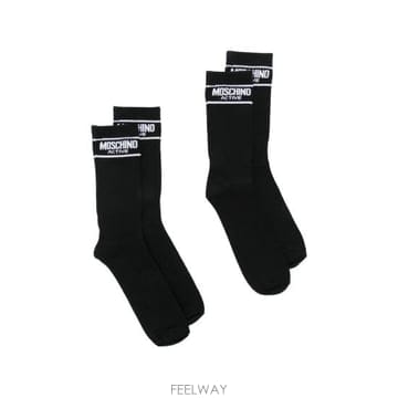 26FW 모스키노 양말 4480 A3401 1555 BLACK