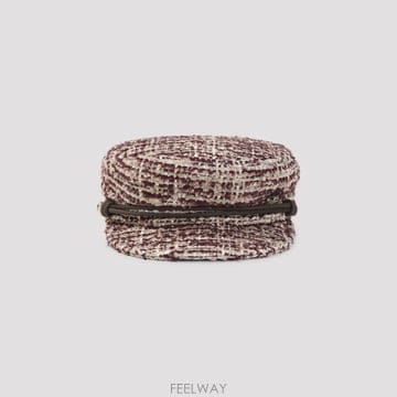 [A3] 메종미쉘 2213102001 모자 2213102001 BURGUNDY