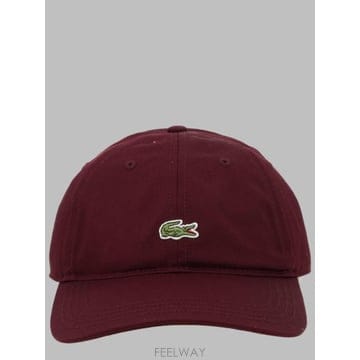 26FW 라코스테 오가닉 코튼 트윌 캡 RK0491 3KE BROWN
