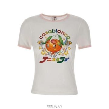 CASABLANCA 25FW ī�����ī ���� Ƽ���� WAW25JTS049 01 BIANCO25FW ī�����ī ���� Ƽ���� WAW25JTS049 01 BIANCO