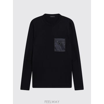 [A6] 프라다 UMB049SWMO1W4X 남성 라운드넥 UMB049SWMO1W4X-F0008