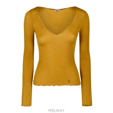 Saint Laurent 26FW ���ζ� �μҸ� Ƽ���� 876789 Y37SM7442 JAUNE SAFRAN26FW ���ζ� �μҸ� Ƽ���� 876789 Y37SM7442 JAUNE SAFRA