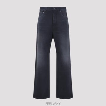 [A3] 발렌시아가 857194 TTW64 데님 청바지 857194 TTW64 8074 NAVY DIRTY