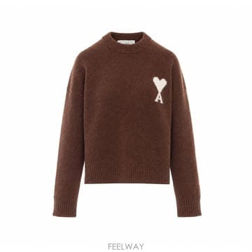 26 F/W 아미 아미 드 꾀흐 로고 스웨터 UKS836/KN0135 B0012329626