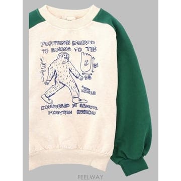 26 F/W 보보쇼즈 MR FOOTISH RAGLAN 맨투맨 (KID B0042285662