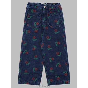 26 F/W 보보쇼즈 스탬프 BLOOM 올 오버추어 데님 팬츠 (KI B0042285680