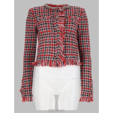 26 F/W 셀프 포트레이트 BLAZERS AW26-146J-R_RE B0042308974