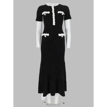 26 F/W 셀프 포트레이트 드레스 AW26-099MA-B_BLACK B0042308978