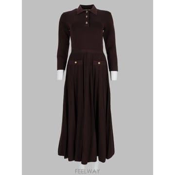 26 F/W 마이클 코어스 드레스 MT683J3BFD201_CHOCO B0042309002