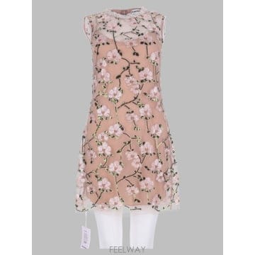 26 F/W 셀프 포트레이트 드레스 AW26-164S-P_PINK B0042309007