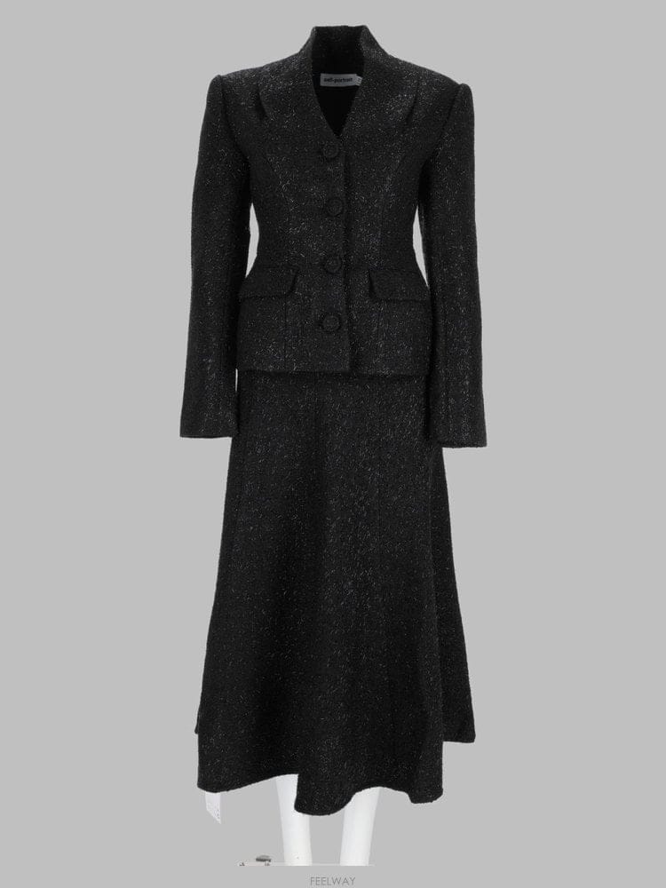 Self Portrait 26 F/W ���� ��Ʈ����Ʈ �巹�� AW26-056M-B_BLACK B004230904226 F/W ���� ��Ʈ����Ʈ �巹�� AW26-056M-B_BLACK B00423