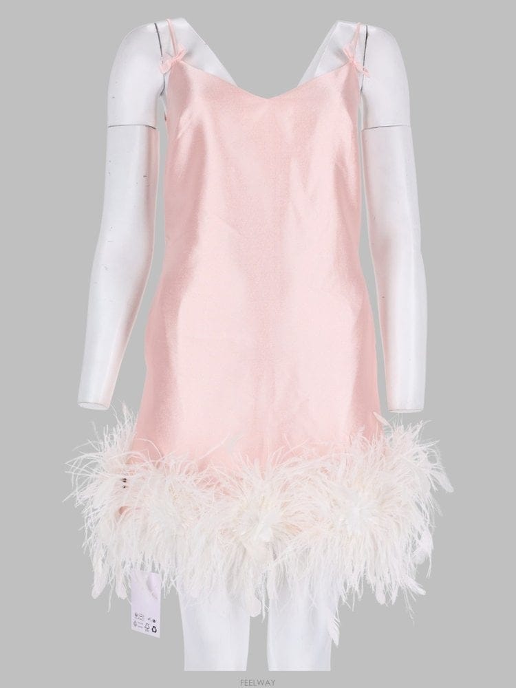 Self Portrait 26 F/W ���� ��Ʈ����Ʈ �巹�� AW26-006S-P_PINK B004230905026 F/W ���� ��Ʈ����Ʈ �巹�� AW26-006S-P_PINK B004230
