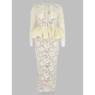 26 F/W 셀프 포트레이트 드레스 AW26-050M-Y_YELLOW B0042309095