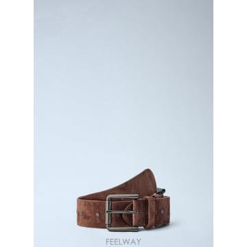 26 F/W 막스마라 스웨이드 피니쉬 레더 벨트 26245060136 B0112329346