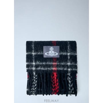 26 F/W 비비안 웨스트우드 체크 울 스카프 8103014F-W01 B0112329353
