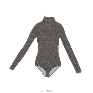 26 F/W 메종 마르지엘라 프린트 헤링본 바디수트 S29NA0185 B0742316744