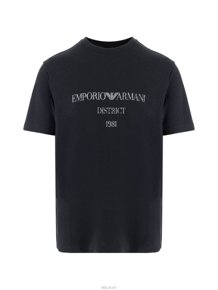 Armani �������� �Ƹ����� �ΰ� ��ư Ƽ���� EM007283AF29523UB B0712330480�������� �Ƹ����� �ΰ� ��ư Ƽ���� EM007283AF29523UB B
