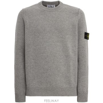26 FW 스톤아일랜드 로고 코튼 크루넥 스웨터 84I 3FL034 TP725700598
