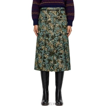 Dries Van Noten 26 FW �帮���ݳ�ư ��Ƽ�÷� �÷η� ��ī�� �̵� ��ĿƮ 262358F09202826 FW �帮���ݳ�ư ��Ƽ�÷� �÷η� ��ī�� �̵� ��ĿƮ 