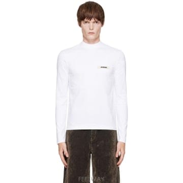 Jacquemus 26 FW ��ũ���� ȭ��Ʈ �� �׷α׷� Ƽ���� 252553M21300326 FW ��ũ���� ȭ��Ʈ �� �׷α׷� Ƽ���� 252553M213003