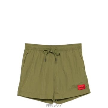26 FW 보스 로고 패치 스윔 쇼츠 50469323 TP458660036