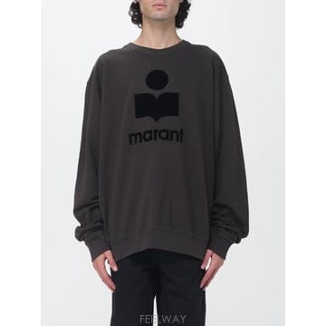 이자벨 마랑 MIKOY 플로크 로고 맨투맨 베이지