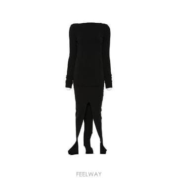 Rick Owens �׶�����Ÿ �ؿ� �� ������ ���� �յ巹�� ���ǽ� RO02F5682KST09�׶�����Ÿ �ؿ� �� ������ ���� �յ巹�� ���ǽ� RO02F56