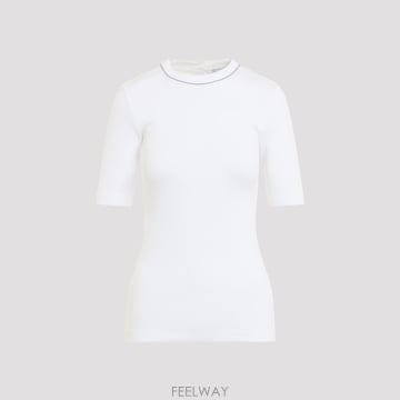 브루넬로 쿠치넬리 반소매 티셔츠 임벨리시드