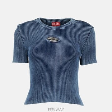 [A7] 디젤 A16249 티셔츠 탑 상의 여성 A16249 0ANAH