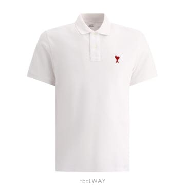 [V90]아미 BFUPL001760100 남성 폴로티 피케셔츠 Polo shirt Ami de Coeur