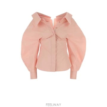 [X45]지방시 BW61K21642 663 여성 셔츠 남방 블라우스 Pink poplin shirt