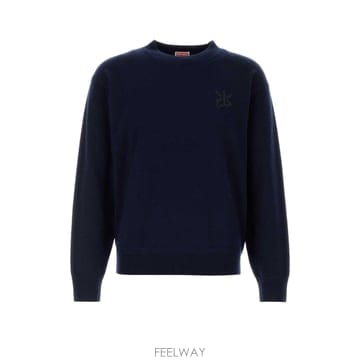 [X45]겐조 FG65PU8103EK 79 남성 스웨터 니트 가디건 Midnight bue wool blen