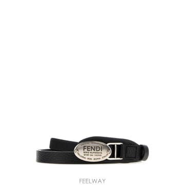 FENDI [X45]��� 8C0811B1IL F0QA1 ���� ��Ʈ �㸮�� Black leather belt[X45]��� 8C0811B1IL F0QA1 ���� ��Ʈ �㸮�� Black leat