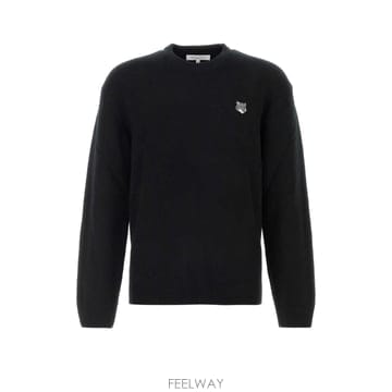 Maison Kitsune [X45]���� Ű���� PM00803KT1006 P199 ���� ������ ��Ʈ ����� Black wool swea[X45]���� Ű���� PM00803KT1006 P199 ���� ������ ��Ʈ 