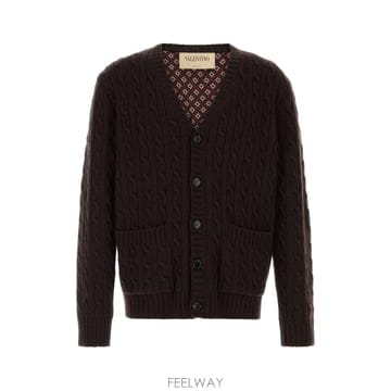 Valentino [X45]�߷�Ƽ�� ����ٴ� 9V0KA06WBQK MB1 ���� ������ ��Ʈ ����� Brown wool card[X45]�߷�Ƽ�� ����ٴ� 9V0KA06WBQK MB1 ���� ������ ��