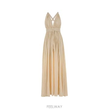 | Other Brand | [X45]CARAVANA HERA NATURAL ���� ���ǽ� �� �̵� �̴� �巹�� Cream cotton H[X45]CARAVANA HERA NATURAL ���� ���ǽ� �� �̵� �̴� ��