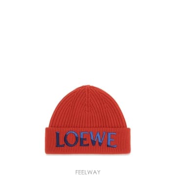 [K68]로에베 KSA9OT2K07 7105 여성 모자 헤어핀 머리끈 헤어밴드 머리띠 Wool Beanie