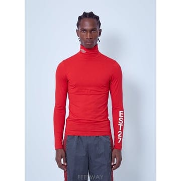 26 F/W 라코스테 런웨이 하이 넥 프린트 스트레치 티셔츠 AG86 B0112330944