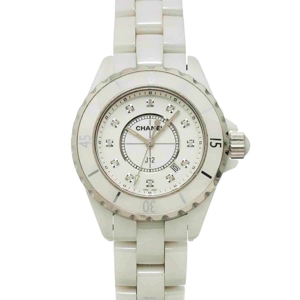 CHANEL [����] H1628  J12 ����� 12P ���̾Ƹ�� �ð� ȭ��Ʈ 33mm[����] H1628  J12 ����� 12P ���̾Ƹ�� �ð� ȭ��Ʈ 33