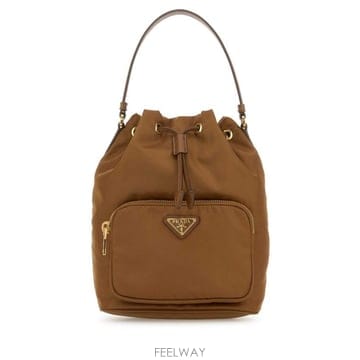 26FW 프라다 리에디션 1995 리나일론 듀엣 버킷백 1BH038VUOPRV44 F0134 Camel
