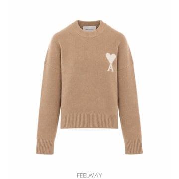 26 F/W 아미 아미 드 꾀흐 로고 스웨터 UKS836./KN013 B0012331311