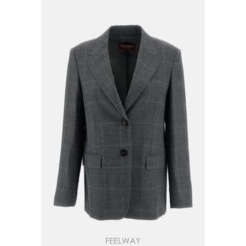 26 F/W 막스마라 싱글브레스트 울 플란넬 블레이저 WITH 벨트  B0032331437