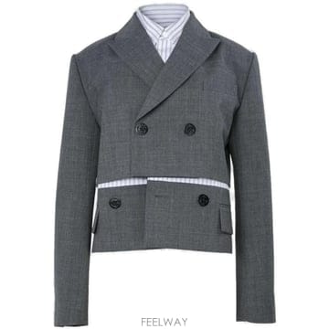 Sacai 26FW ��ī�� ��Ʈ ���� 2608563 343 GREY26FW ��ī�� ��Ʈ ���� 2608563 343 GREY
