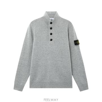 Stone Island 26FW ���� ���Ϸ��� �ΰ� ��ġ ���̳� ��ư �� ������ L2S155100040S00A3 V0M60 GREY26FW ���� ���Ϸ��� �ΰ� ��ġ ���̳� ��ư �� ������ L2S