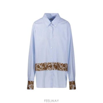 Dries Van Noten 26FW �帮�� �� ��ư ����콺 ���� 2620107404314 LIGHT BLUE 51426FW �帮�� �� ��ư ����콺 ���� 2620107404314 LIGHT 