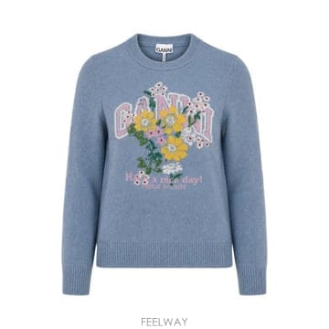 GANNI 26FW ���� ������ A11500592678 ZXF BLUE BONNET26FW ���� ������ A11500592678 ZXF BLUE BONNET