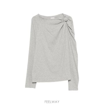 Dries Van Noten 26FW �帮�� �� ��ư �μҸ� Ƽ���� 011118 4604813 GREY MELANGE26FW �帮�� �� ��ư �μҸ� Ƽ���� 011118 4604813 GREY 