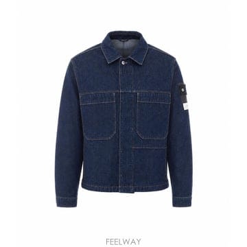 26 F/W 스톤 아일랜드 로고 데님 자켓 4100006/S00J7V B0012330417