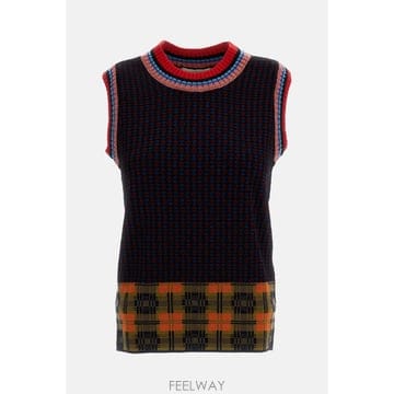 26 F/W 드리스 반 노튼 자카드 니트 탑 2620112354762 B0032323560